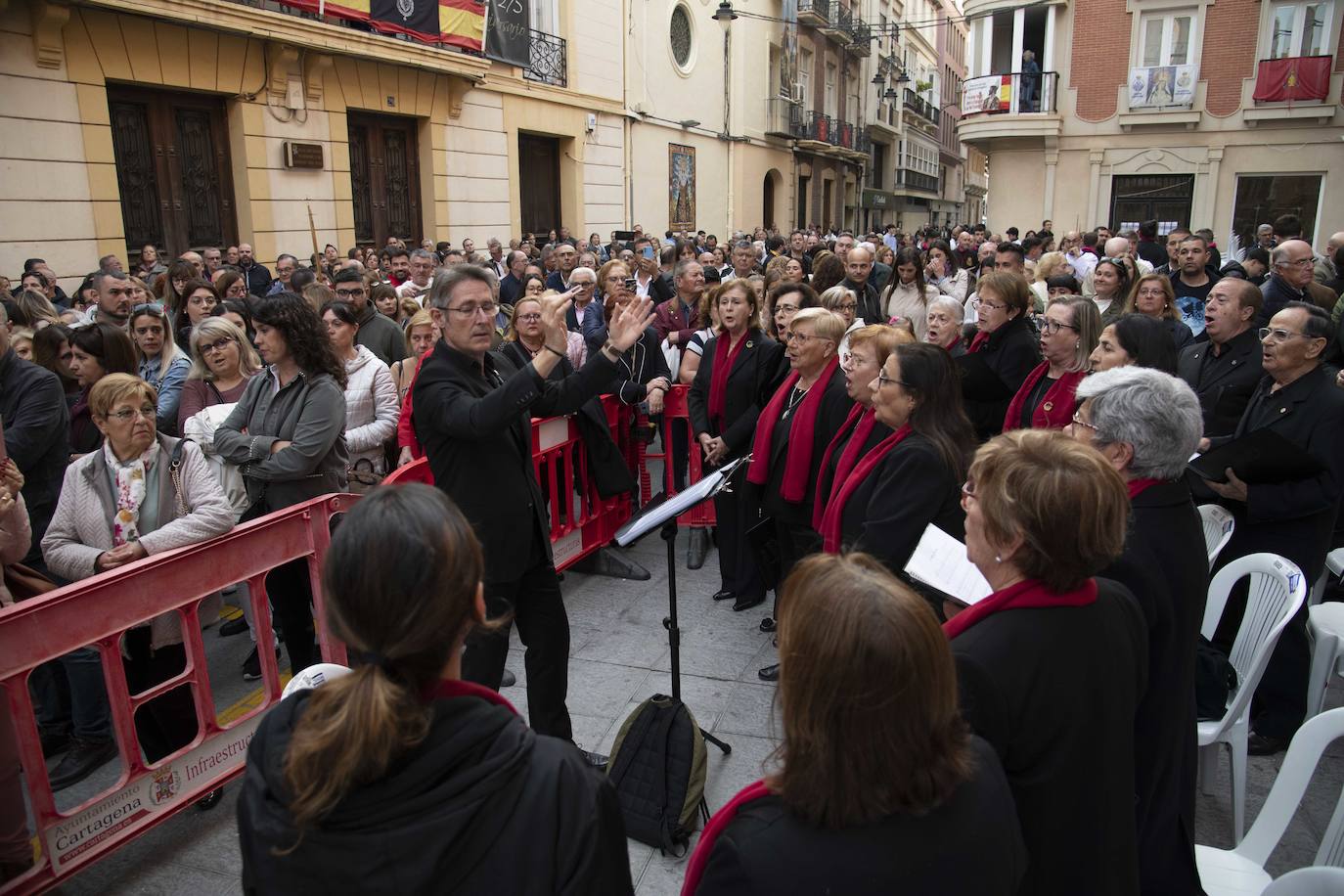 Las imágenes de la procesión Prendimiento el lunes en Cartagena