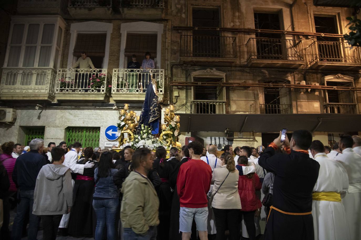 Las imágenes de la procesión Prendimiento el lunes en Cartagena