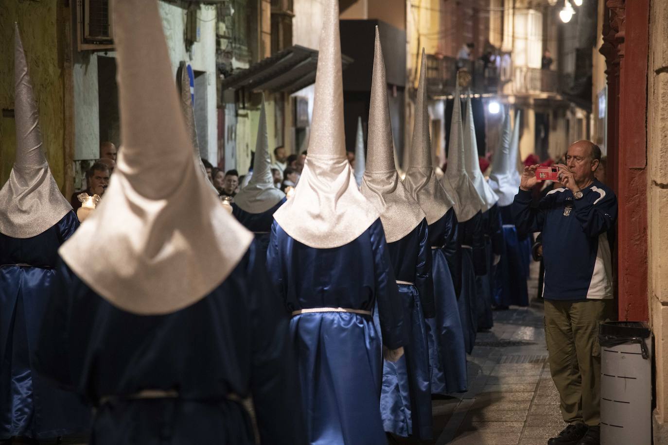 Las imágenes de la procesión Prendimiento el lunes en Cartagena