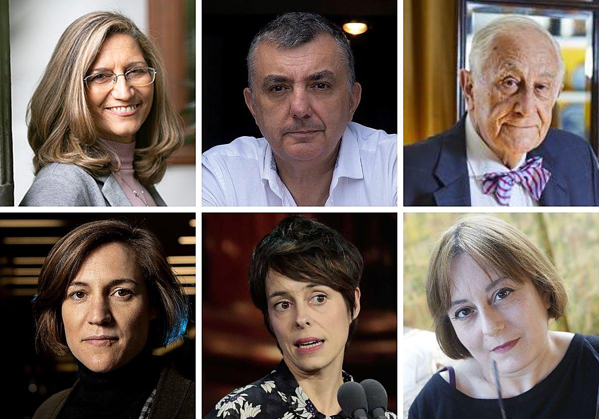 Rosa Huertas, Manuel Vilas. Pedro Puente Hoyos, Inocencio Arias, Carla Simón, Estíbaliz Urresola Solaguren, Cristina Morano.
