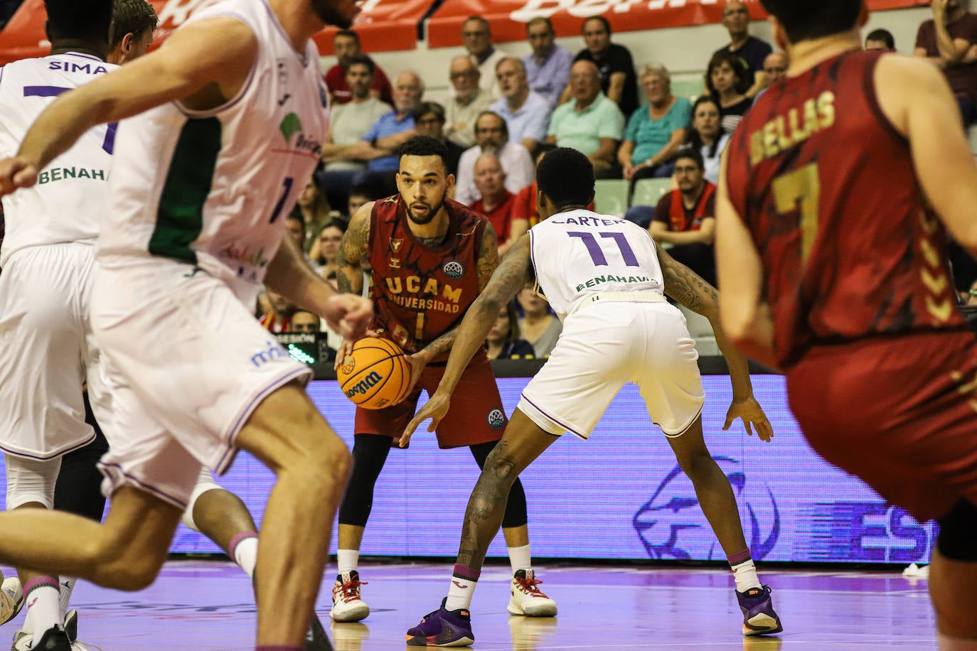 Las imágenes del partido UCAM Murcia CB-Unicaja (74-96)