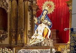 La imagen de la Virgen de la Caridad, en una imagen de archivo.