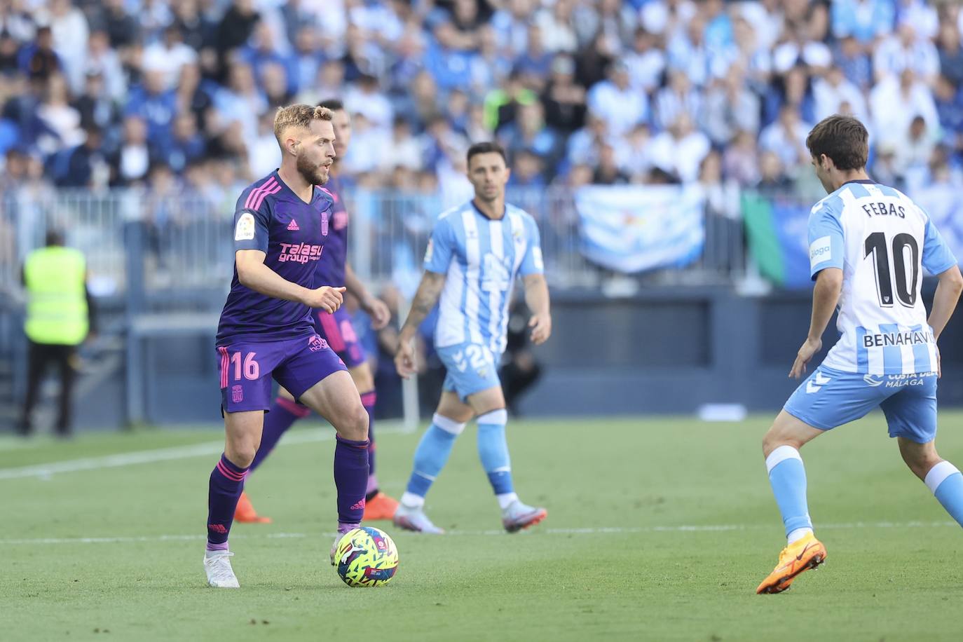 El partido del Cartagena contra el Málaga, en imágenes