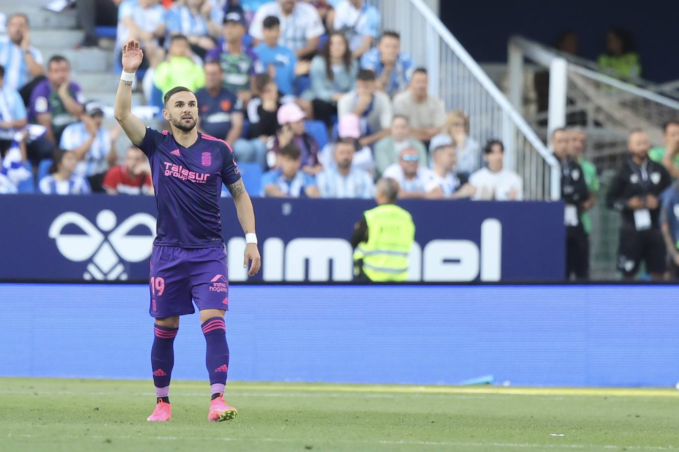 El partido del Cartagena contra el Málaga, en imágenes