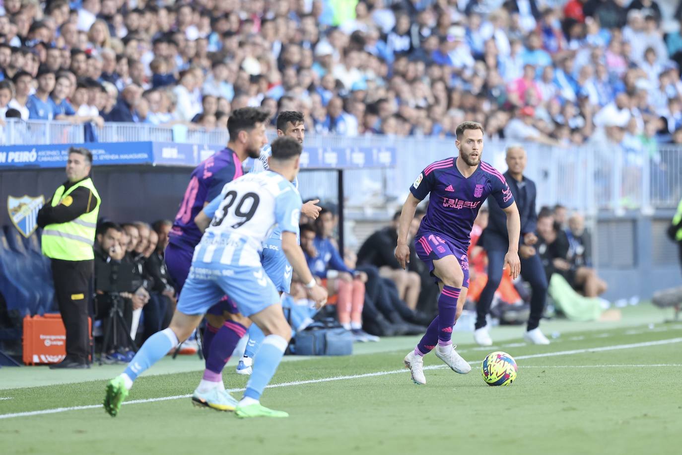 El partido del Cartagena contra el Málaga, en imágenes