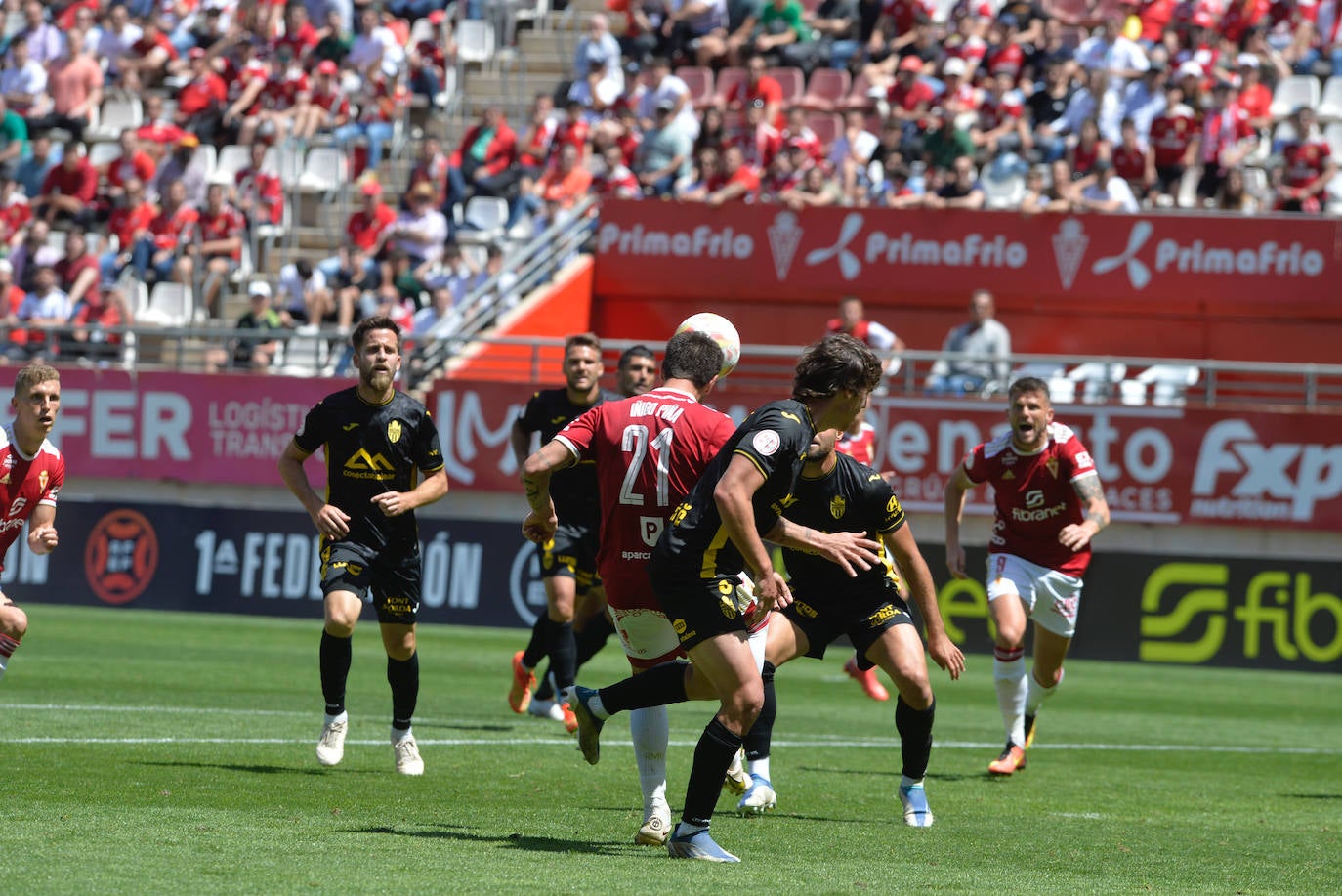 El partido del Real Murcia frente al Atlético Baleares, en imágenes