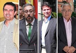 De izquierda a derecha: Joaquín Buendía, Víctor Martínez, José Ángel Alfonso y Julio Yelo.