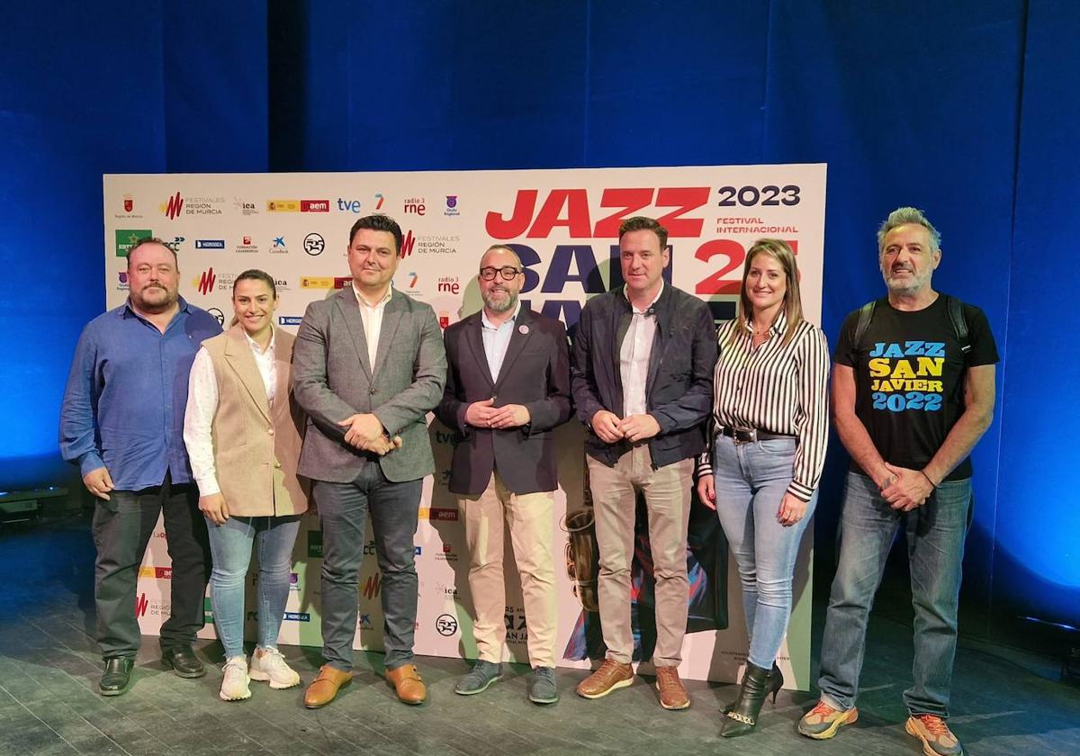 Presentación de la programación del Jazz San Javier, este martes.