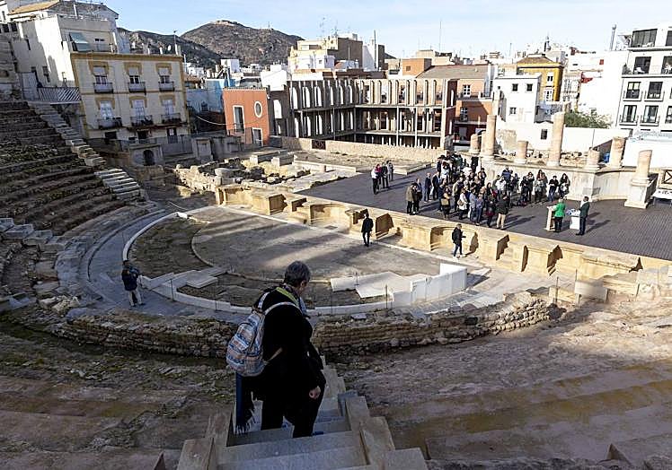 Imagen de archivo del Teatro Romano de Cartagena.
