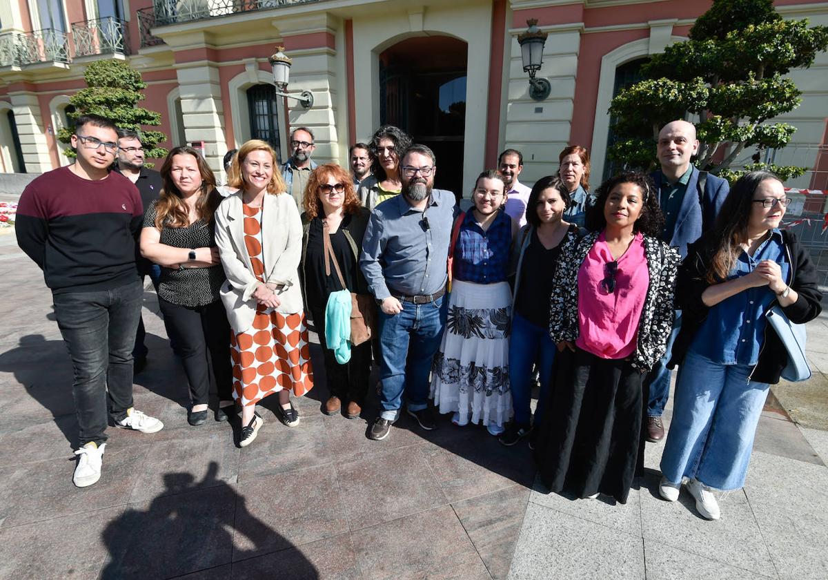 Podemos, IU-Verdes y Alianza Verde presentan su lista conjunta para las elecciones municipales de Murcia del 28-M