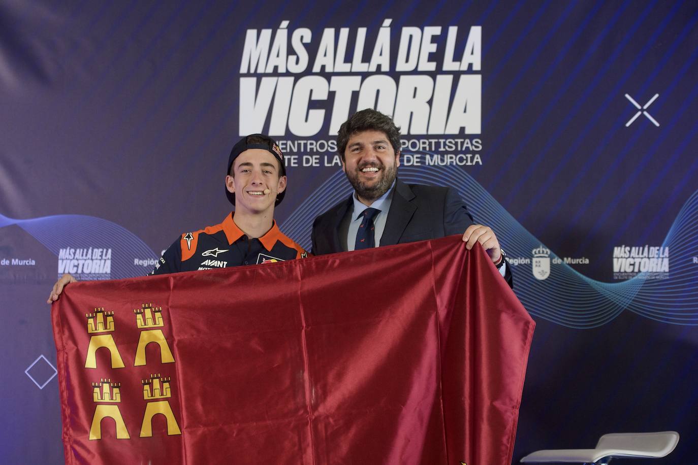 Pedro Acosta en el &#039;Encuentro con deportistas de élite de la Región de Murcia&#039;