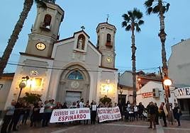 La primera de las protestas previstas, en Espinardo.