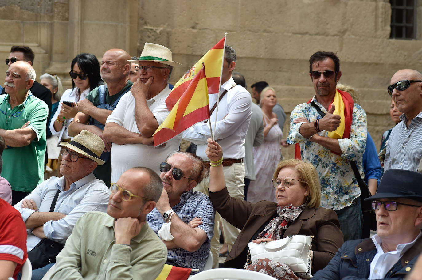 El mitin de Vox en Murcia, en imágenes