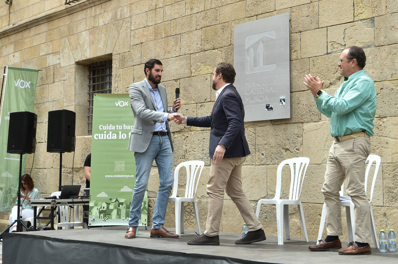 El mitin de Vox en Murcia, en imágenes