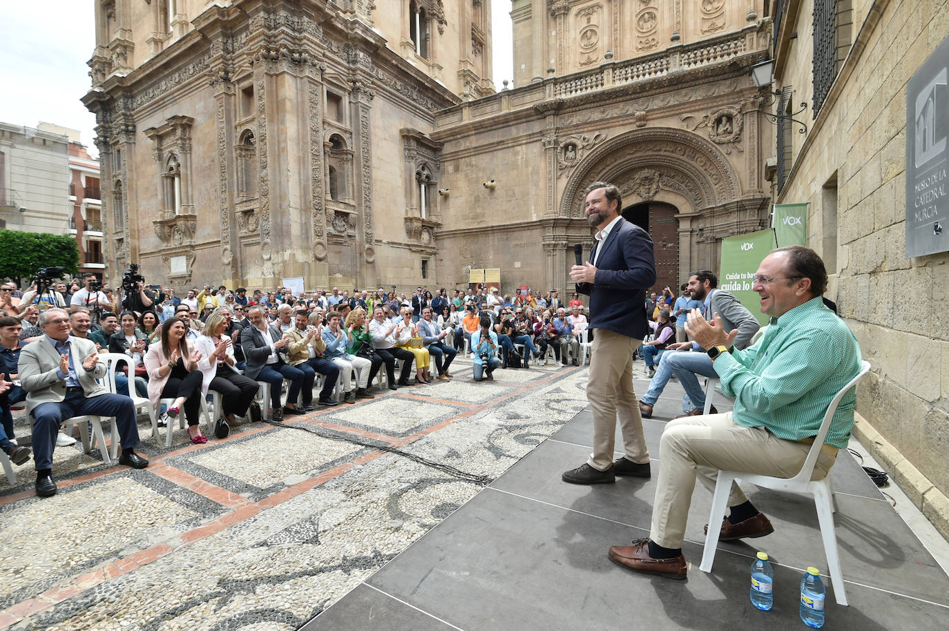 El mitin de Vox en Murcia, en imágenes