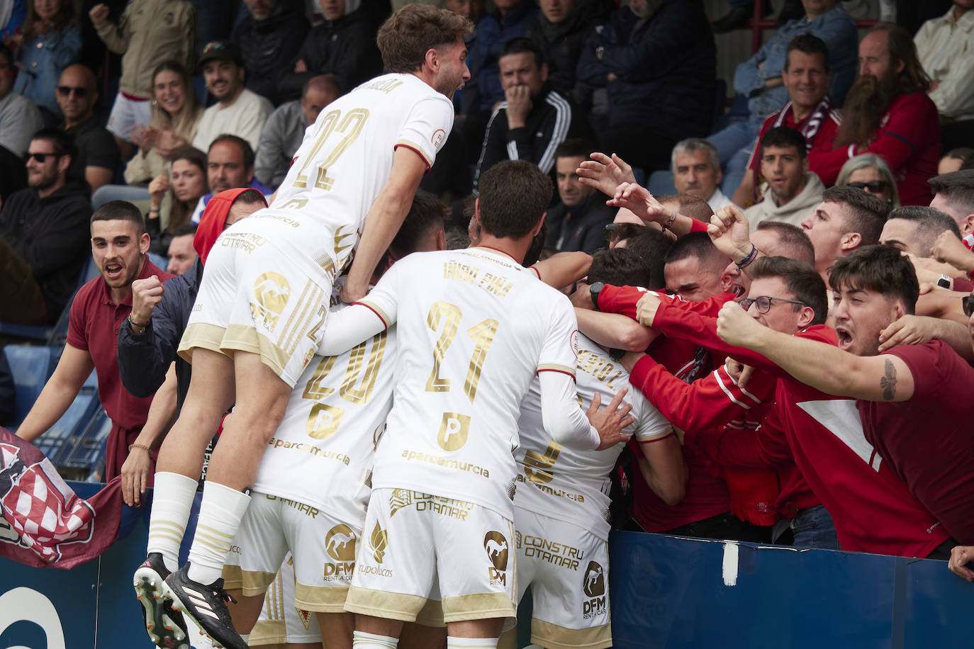 El empate del Real Murcia frente a Osasuna Promesas, en directo