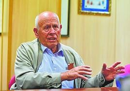 El presidente de la Junta de Hacendados, Diego Frutos, durante la entrevista concedida a LA VERDAD.