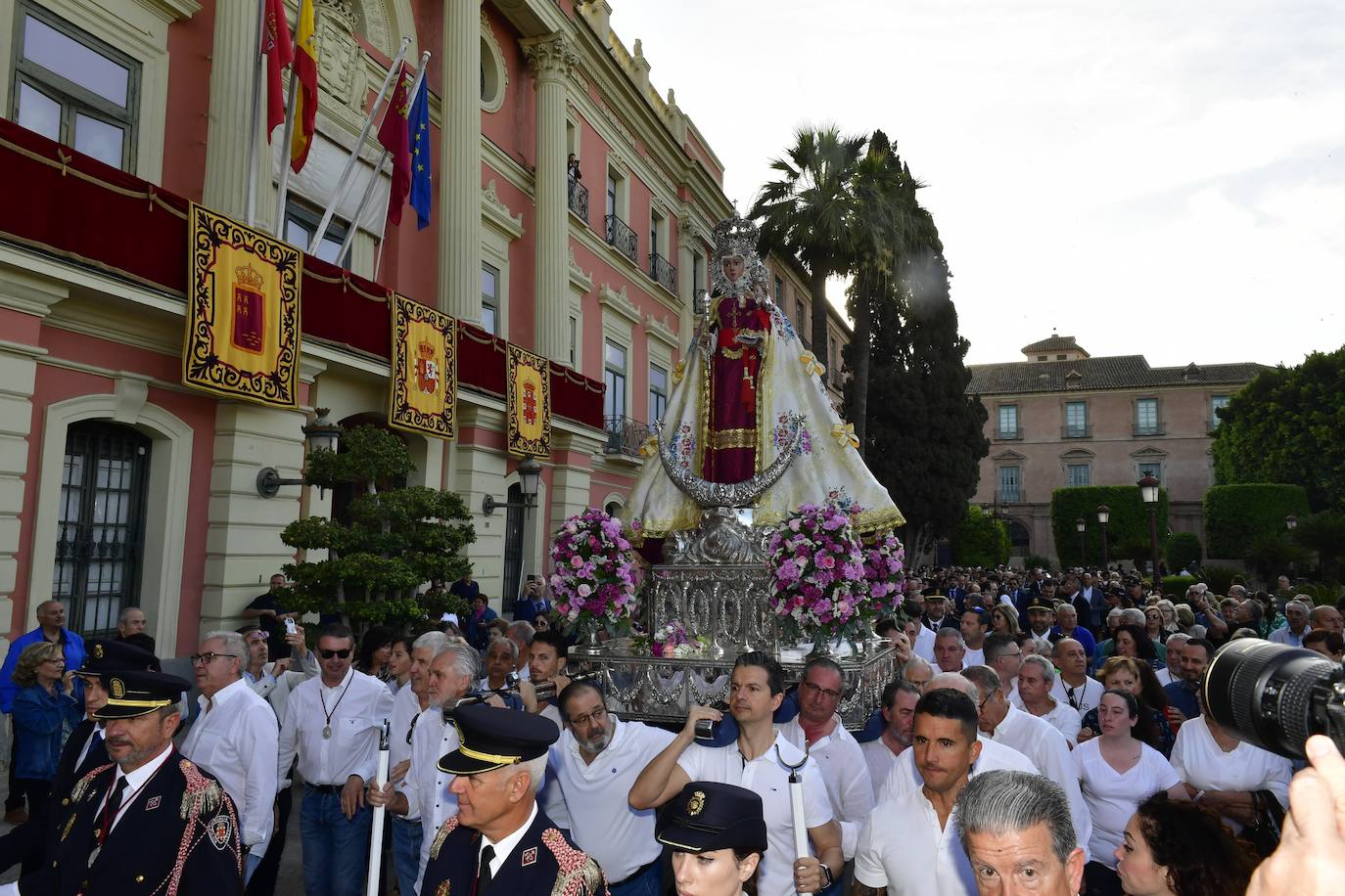 La subida de la Virgen de la Fuensanta a su santuario, en imágenes