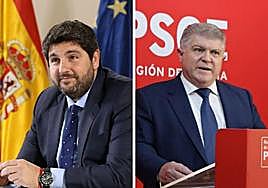 Fernando López Miras y José Vélez.