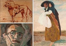 'Perro', de Edouard Manet. Autorretrato de Mariano Ballester. 'El bautizo', de Inocencio Medina Vera.