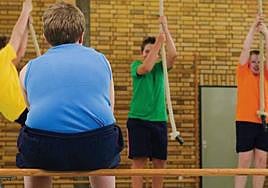 Un joven con obesidad, en una imagen de archivo.