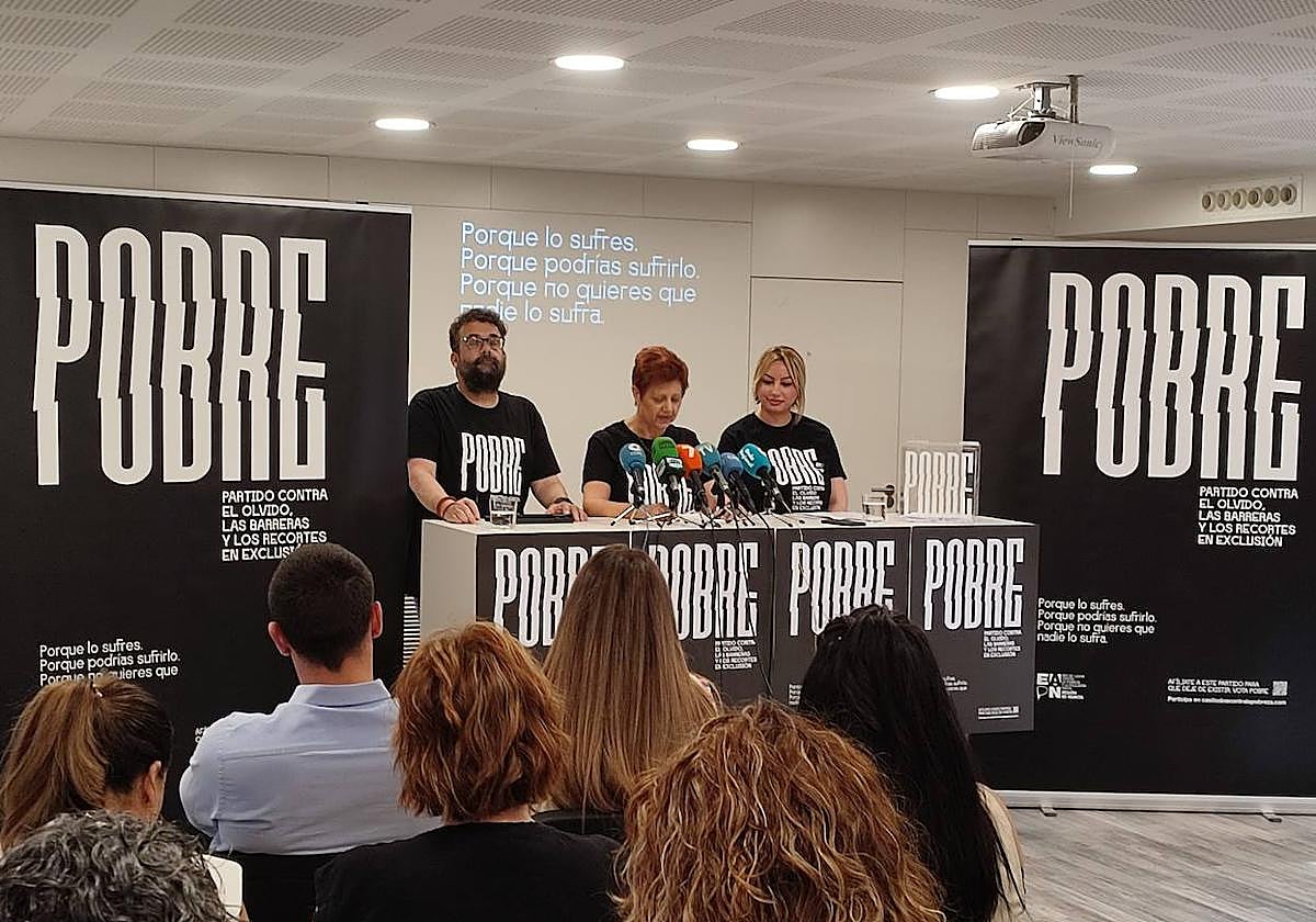 Presentación del partido ficticio POBRE.