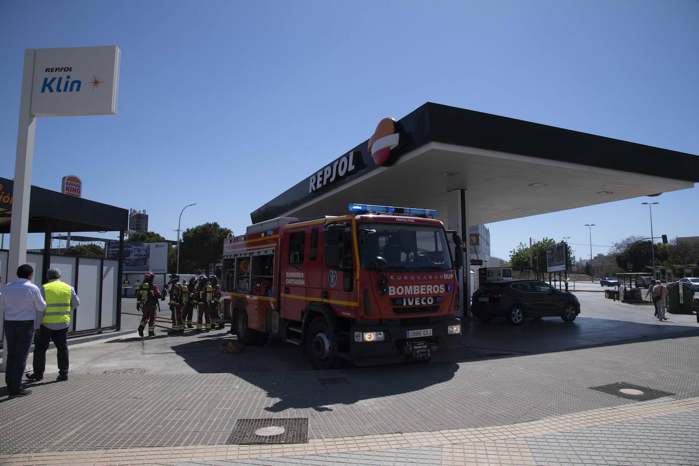 Simulacro de un accidente en Cartagena