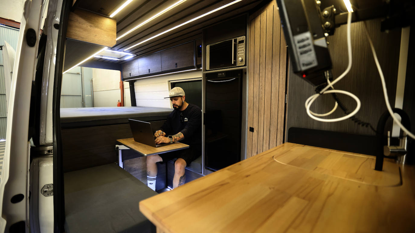 El interior de las campers, en imágenes