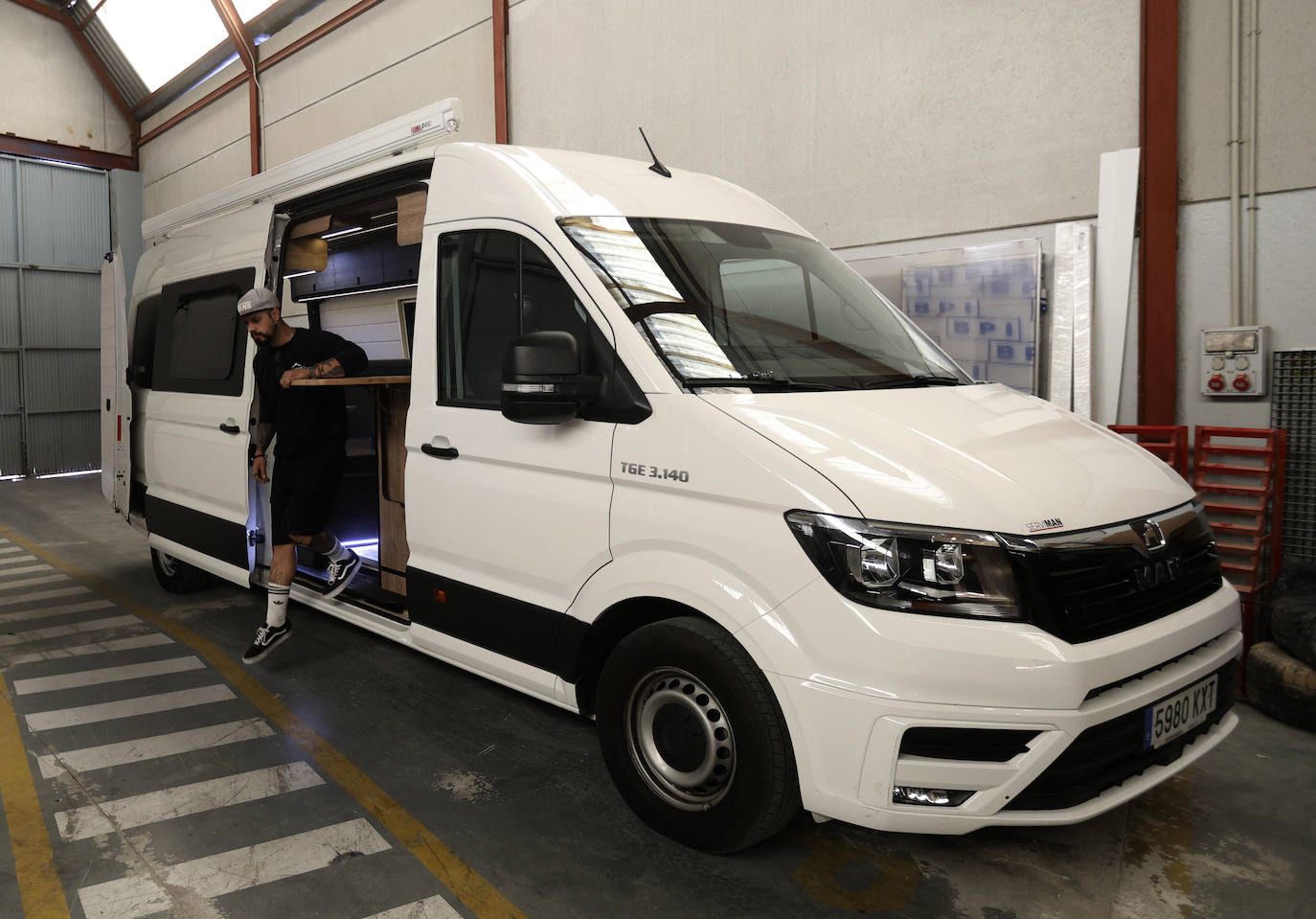 El interior de las campers, en imágenes