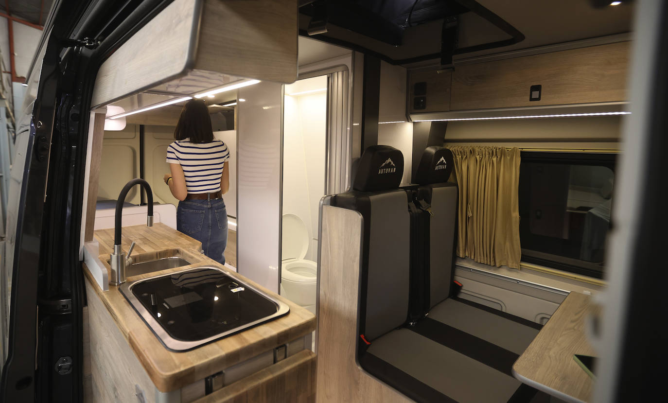 El interior de las campers, en imágenes