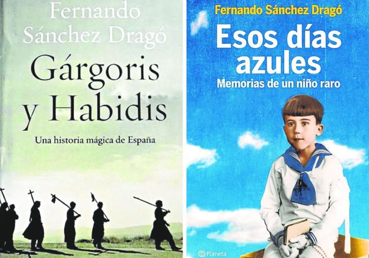 Portadas de 'Gárgoris y Habidis' y 'Esos días azules'.