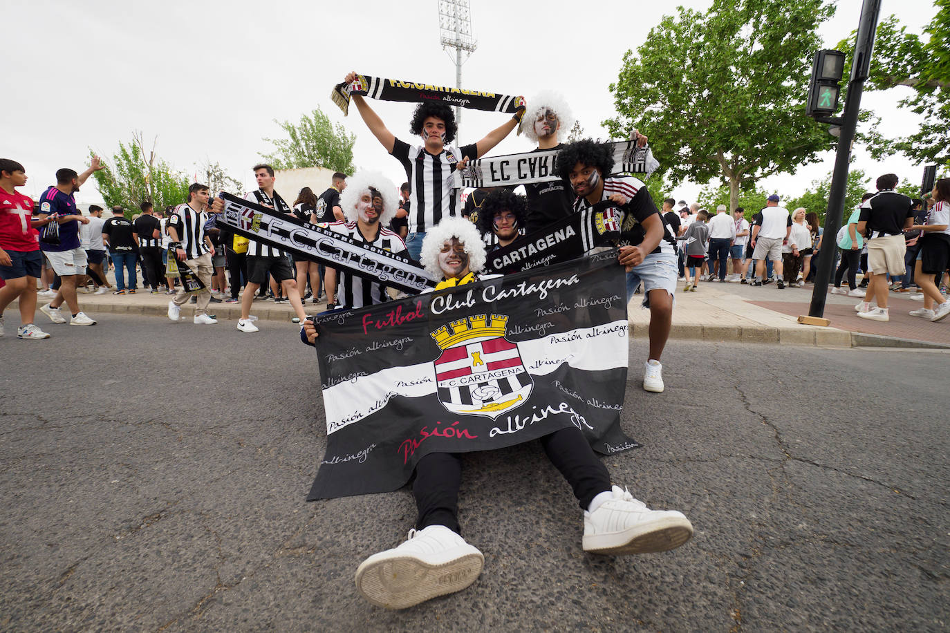 El empate del Cartagena frente al Albacete, en imágenes