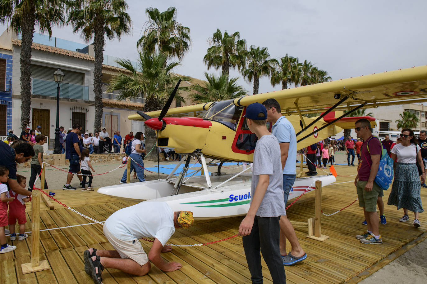 La exhibición de hidroaviones en Los Alcázares, en imágenes