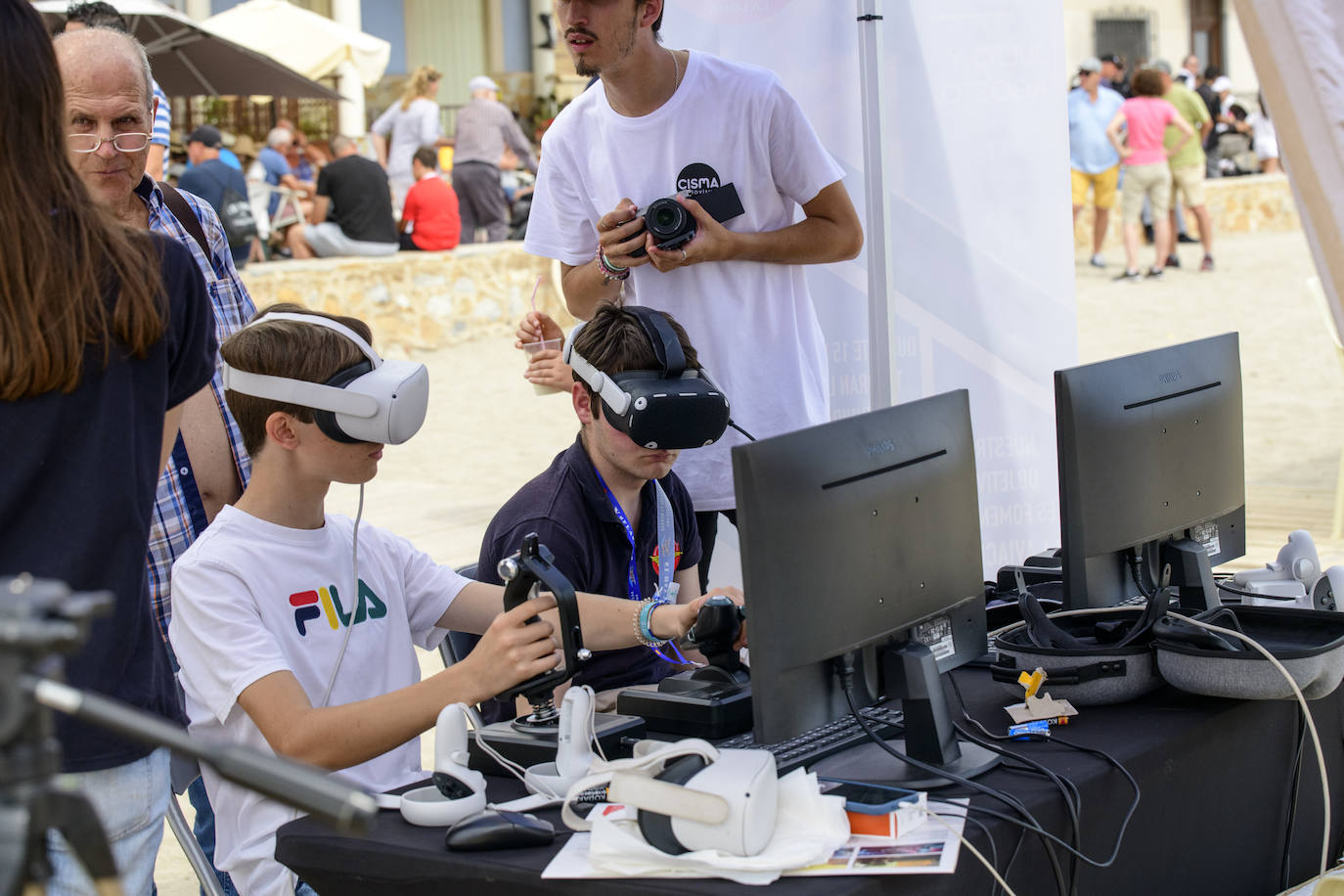 La exhibición de hidroaviones en Los Alcázares, en imágenes