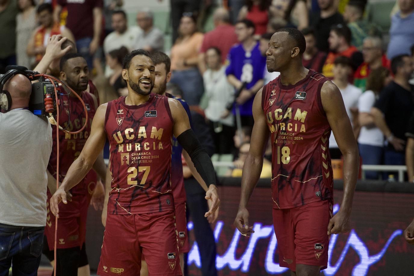 La victoria del UCAM Murcia frente al Fuenlabrada, en imágenes