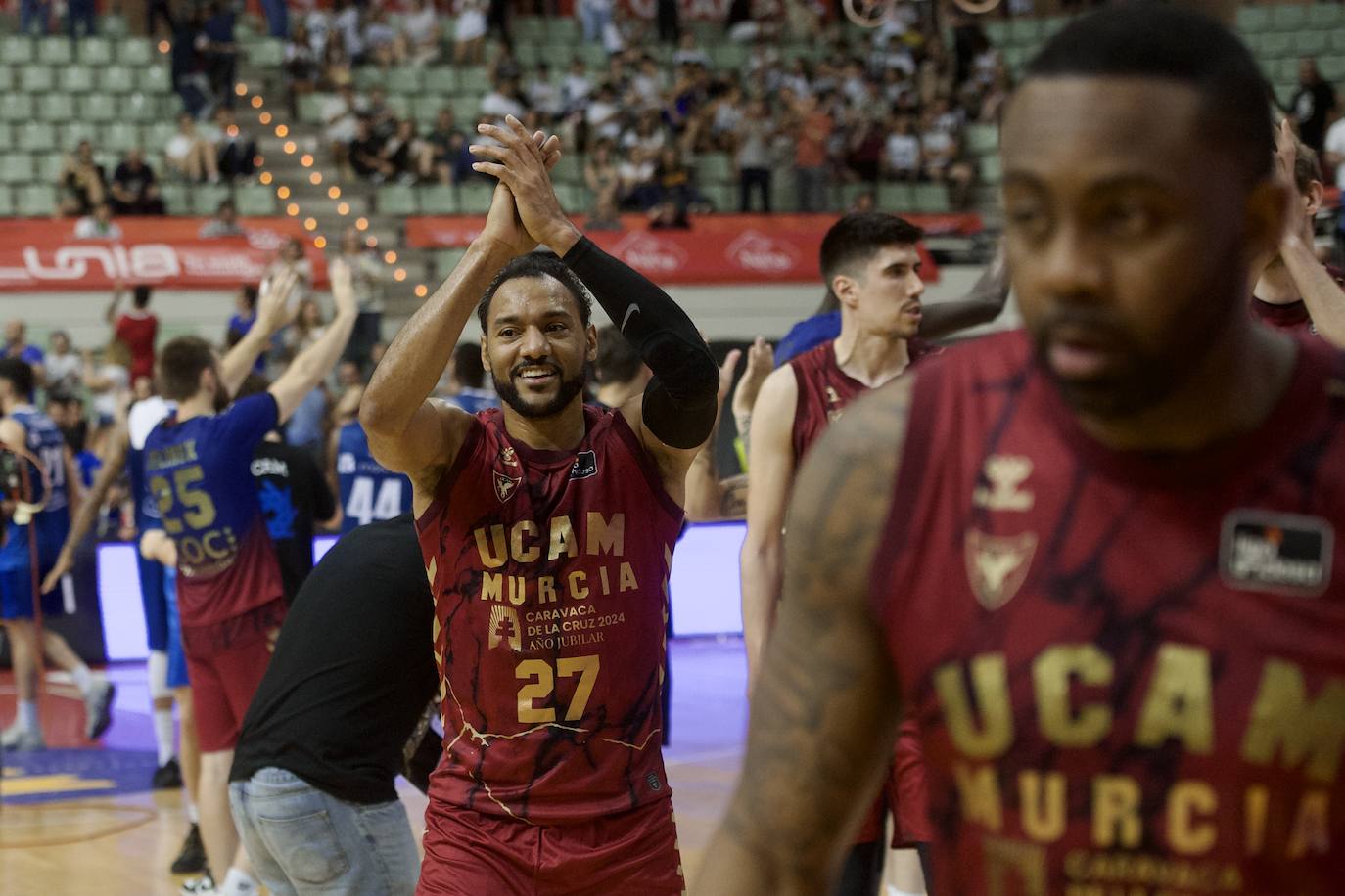 La victoria del UCAM Murcia frente al Fuenlabrada, en imágenes