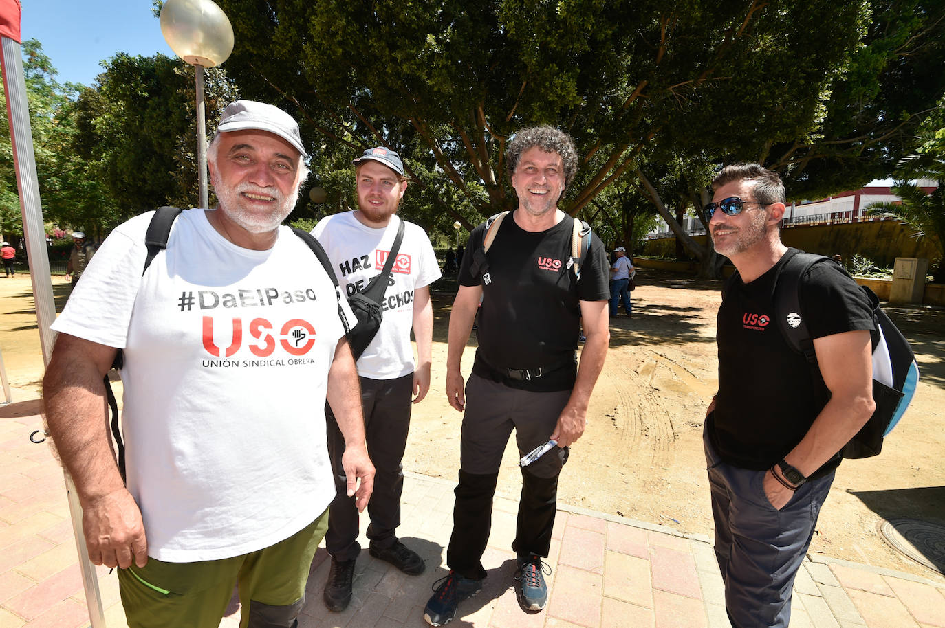 La manifestación del Primero de Mayo en Murcia, en imágenes