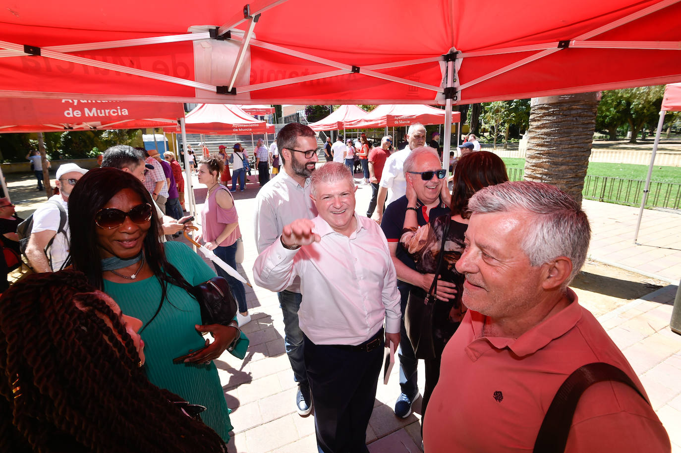 La manifestación del Primero de Mayo en Murcia, en imágenes
