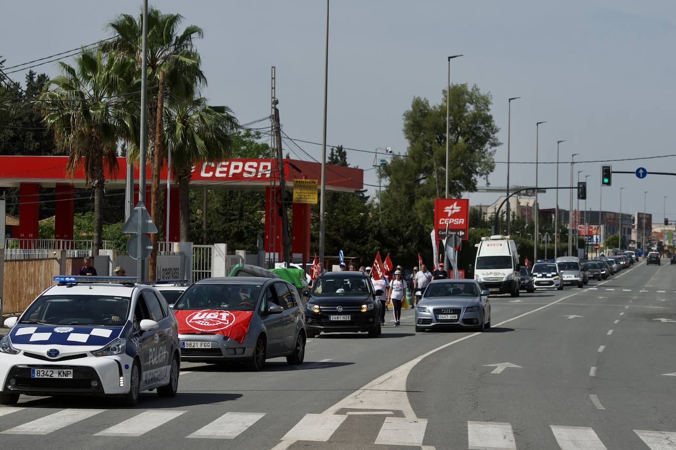 Marcha en Murcia por los derechos laborales