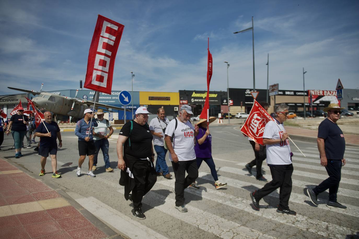 Marcha en Murcia por los derechos laborales