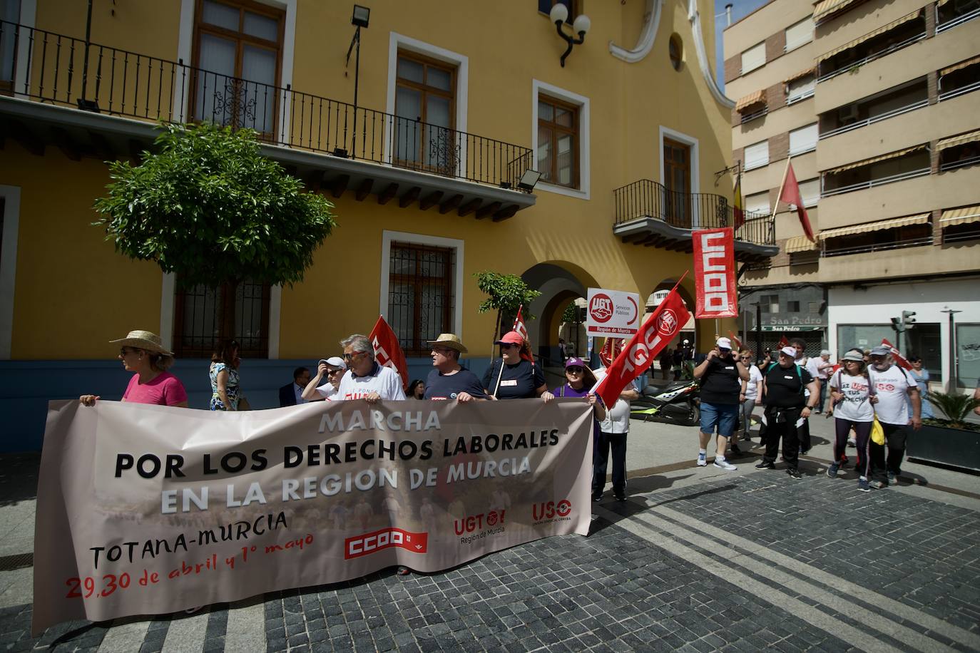 Marcha en Murcia por los derechos laborales