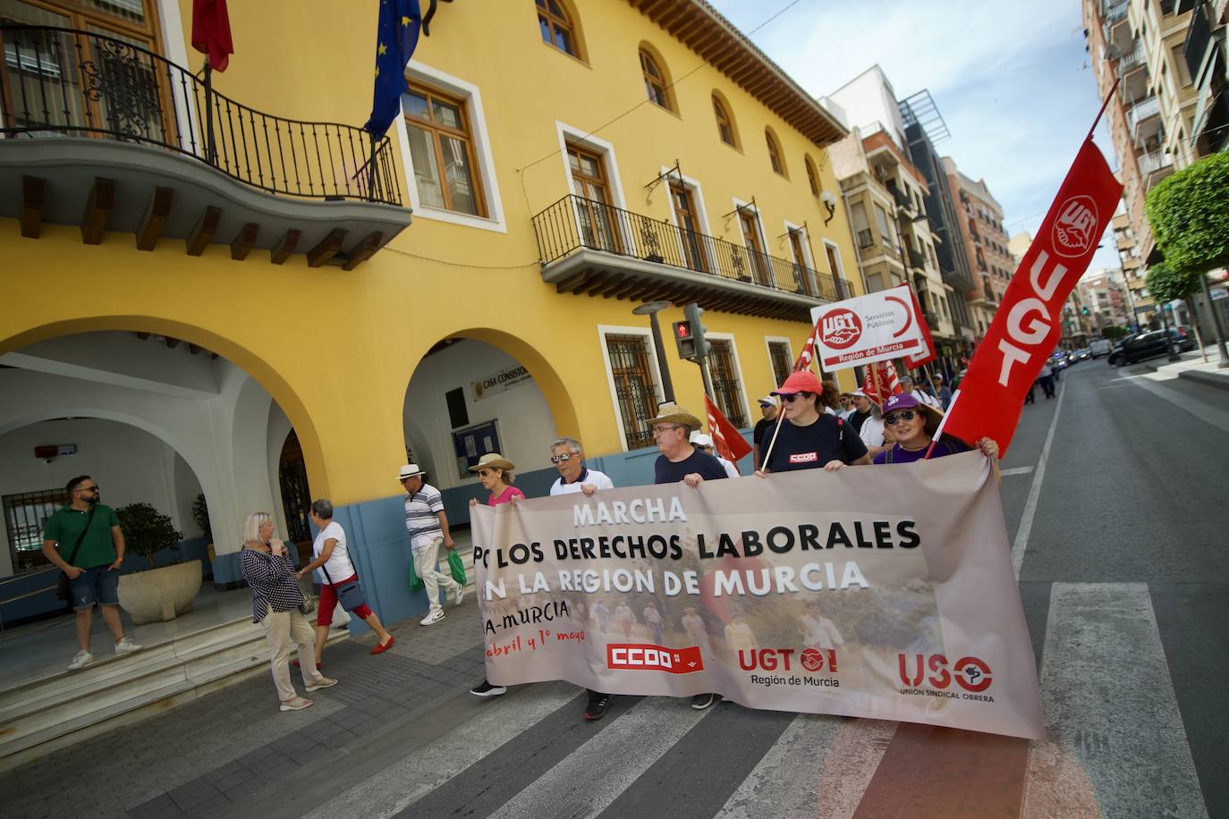 Marcha en Murcia por los derechos laborales