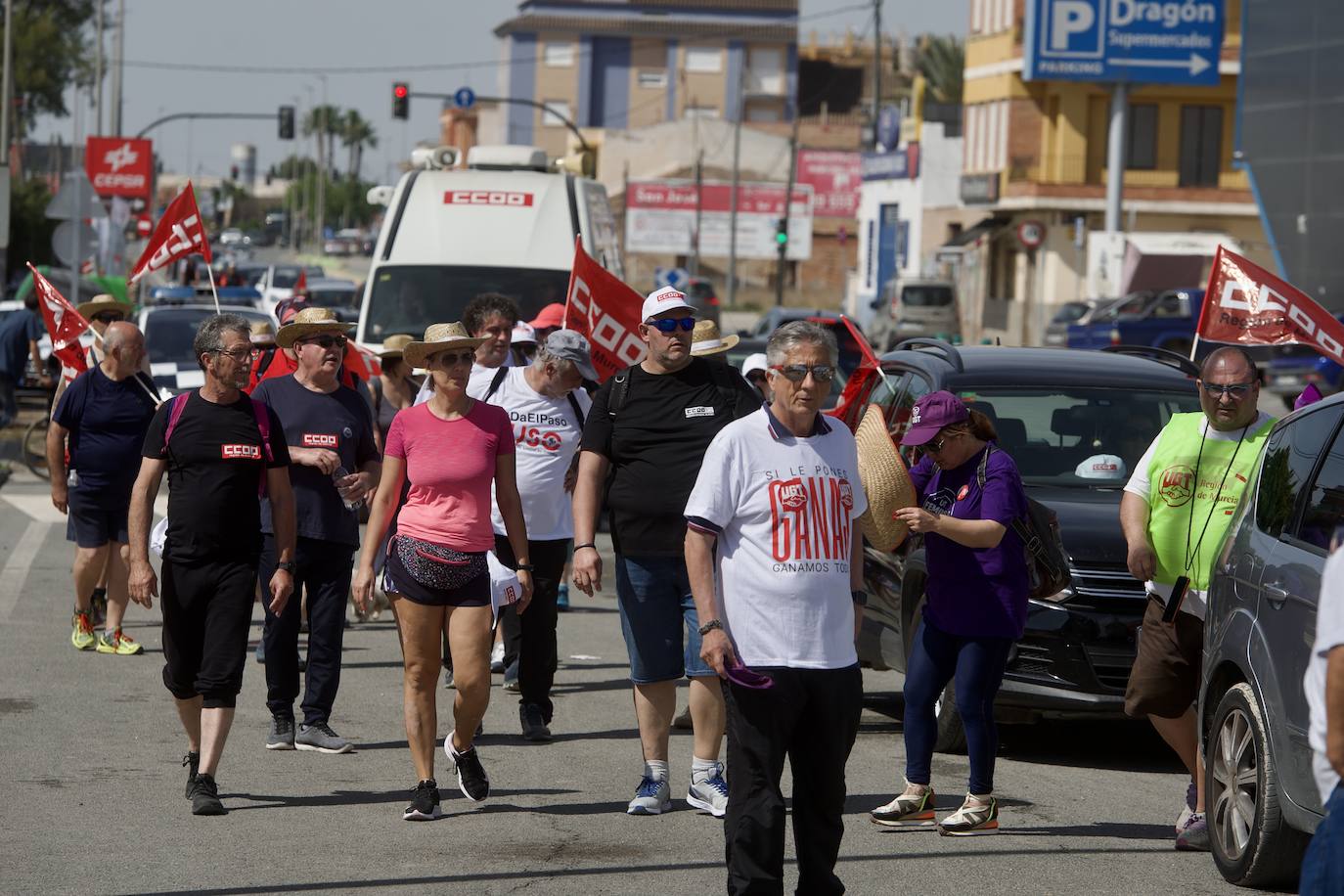 Marcha en Murcia por los derechos laborales