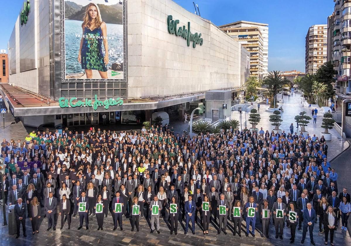 El corte inglés celebra sus 50 años en murcia con una exposición | la verdad