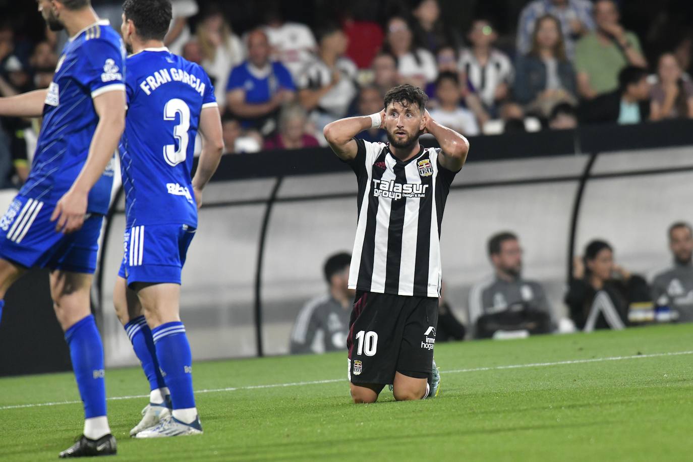 El empate del Cartagena frente al Burgos, en imágenes