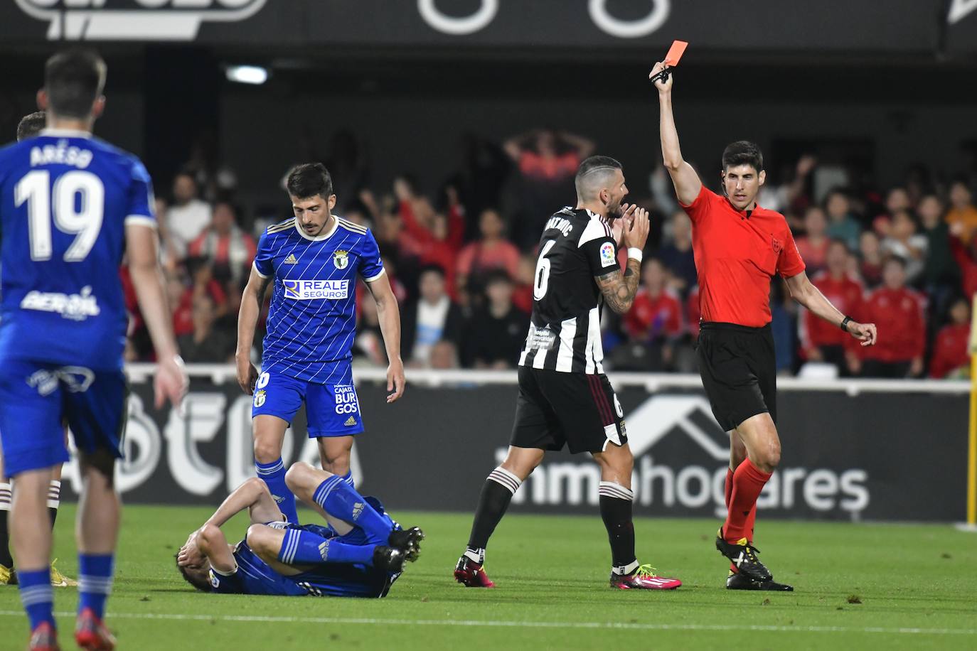 El empate del Cartagena frente al Burgos, en imágenes