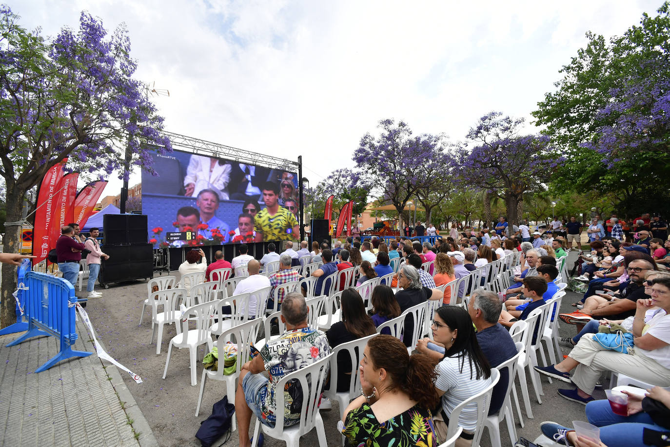 El Palmar vibra con la victoria de Carlos Alcaraz