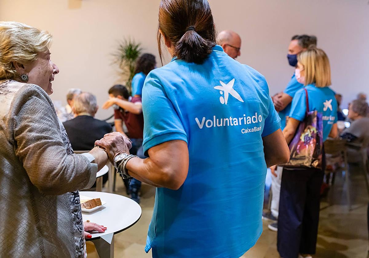 Voluntarios de CaixaBank.