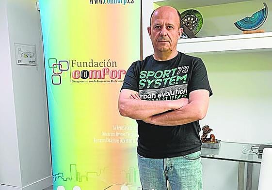 Pablo Reyes Piris, en la fundación Comfor.