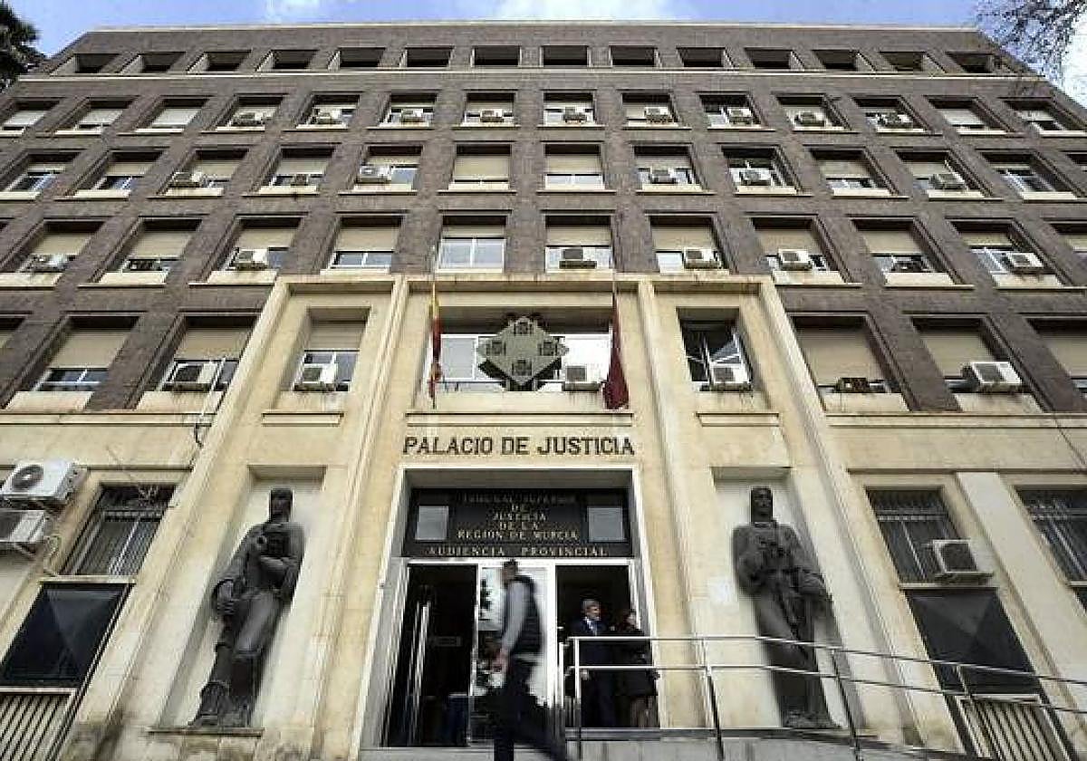 Palacio de Justicia de Murcia, sede de la Audiencia Provincial, en una foto de archivo.